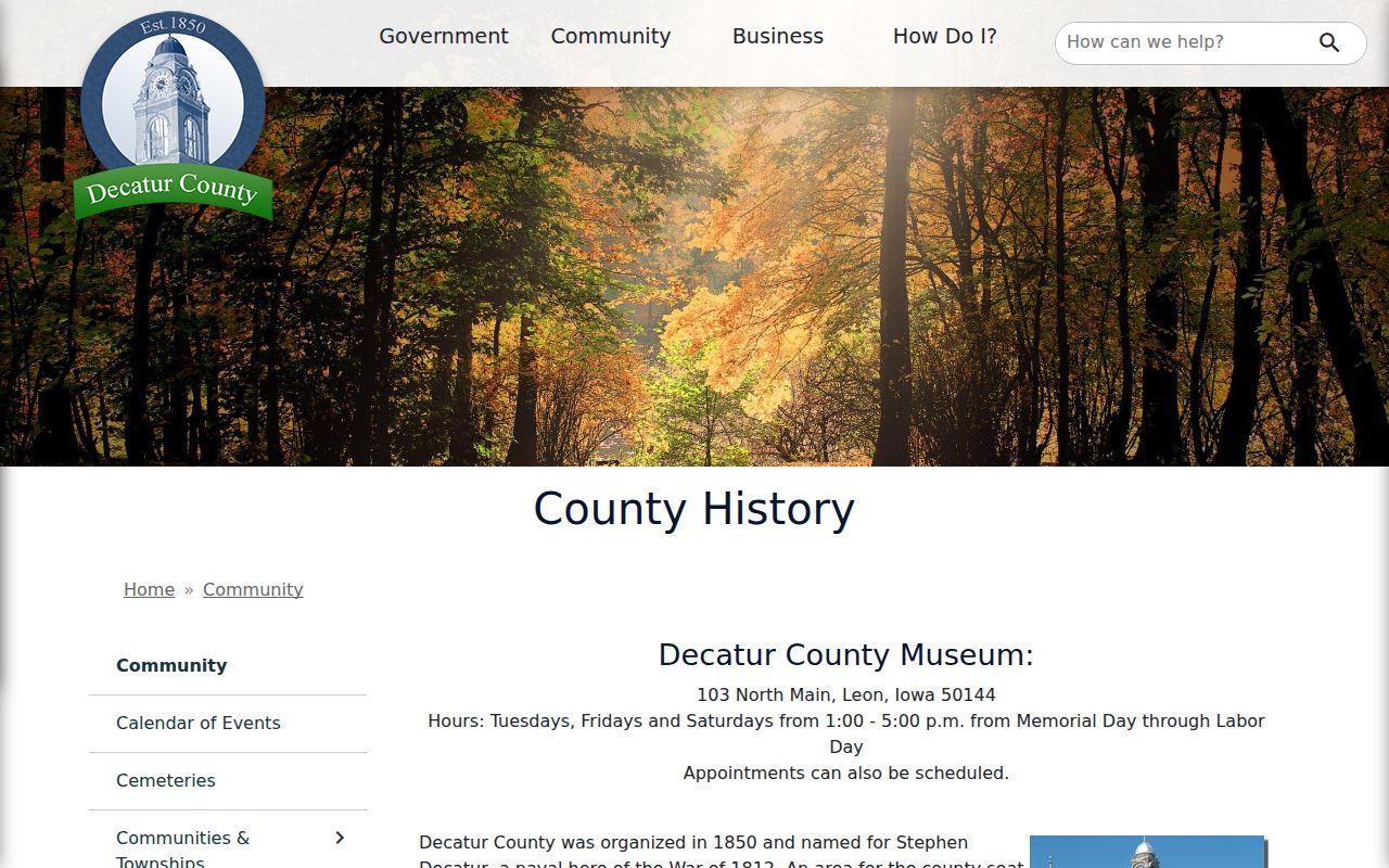 Historic Decatur County courthouse holding criminal court case records