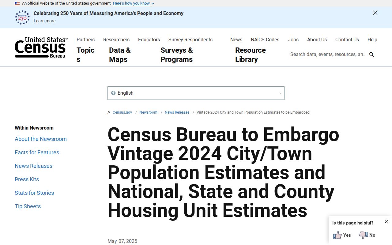 Grand River criminal records context from Vintage 2024 population estimates