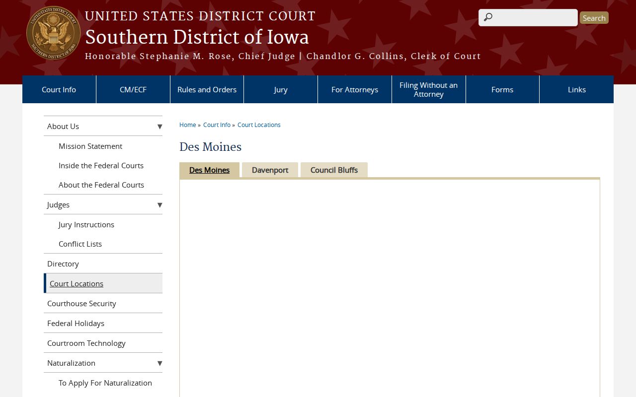 Decatur County federal criminal court records courthouse contact