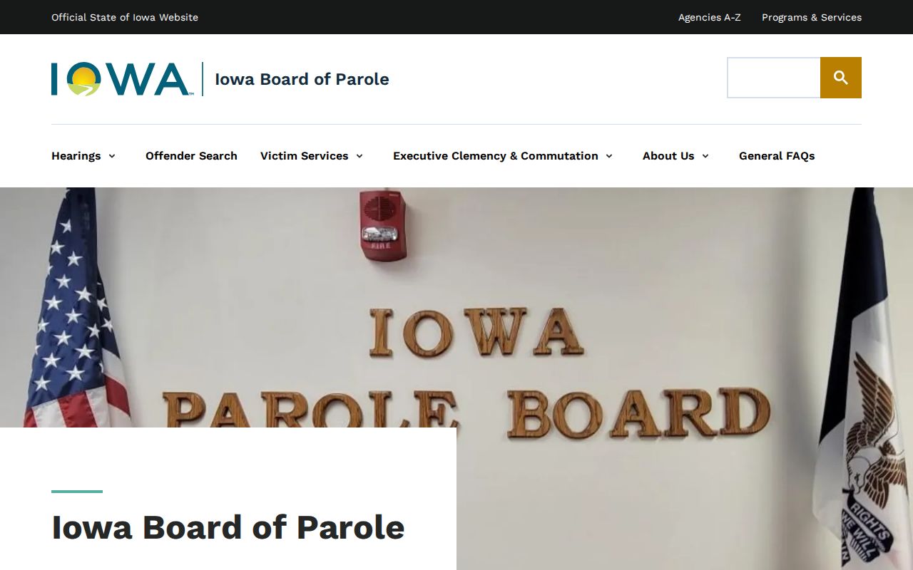 Decatur County parole records Iowa Board of Parole