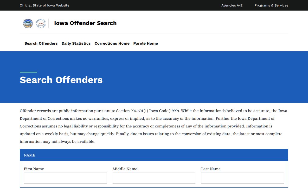 Decatur County criminal records Iowa Offender Search