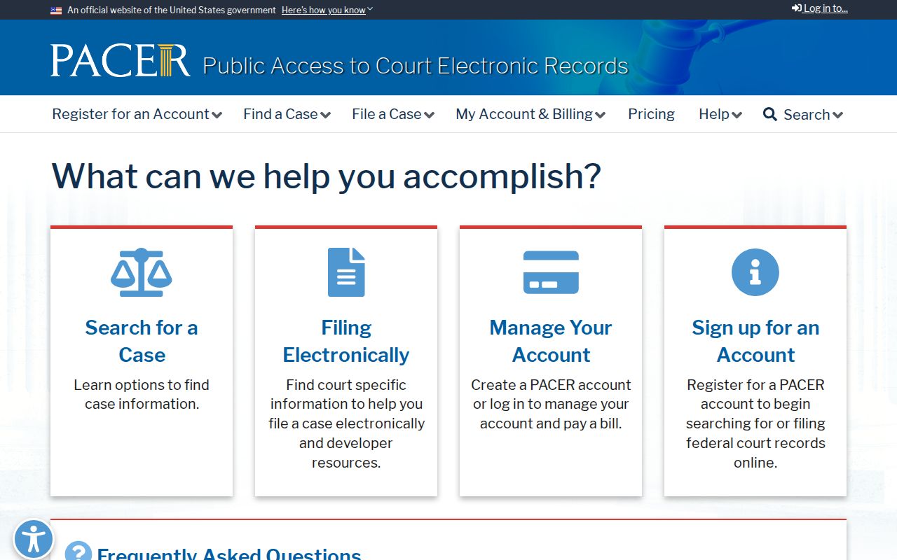 Decatur County federal criminal records PACER system